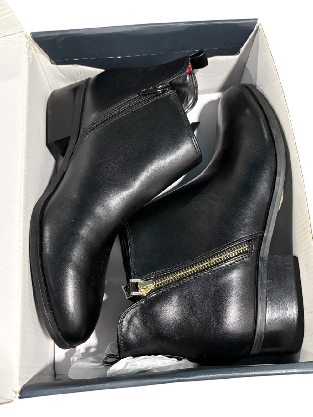 New Tommy Hilfiger Wright 2 Zip Up Boots Size 8.5